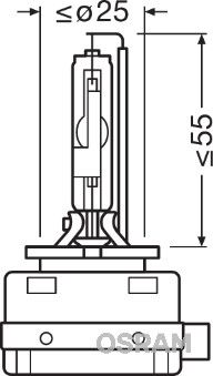 Obrázok żiarovka pre hlavný svetlomet OSRAM XENARC ORIGINAL 66350