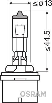 Obrázok żiarovka pre odbočovací svetlomet OSRAM ORIGINAL 880