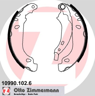 Obrázok Sada brzdových čeľustí ZIMMERMANN  109901026
