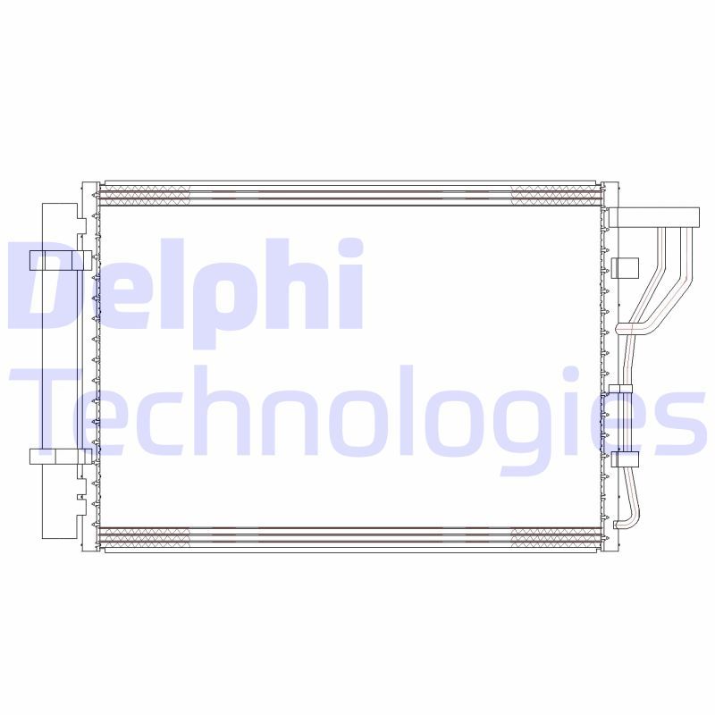 Obrázok Kondenzátor klimatizácie DELPHI  CF20302