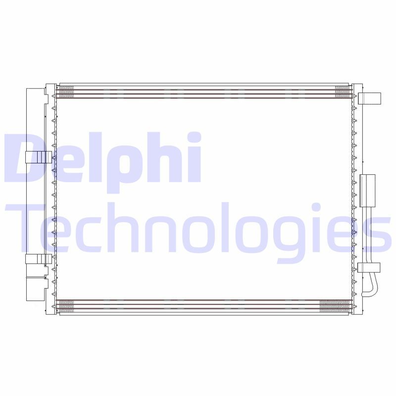 Obrázok Kondenzátor klimatizácie DELPHI  CF20304