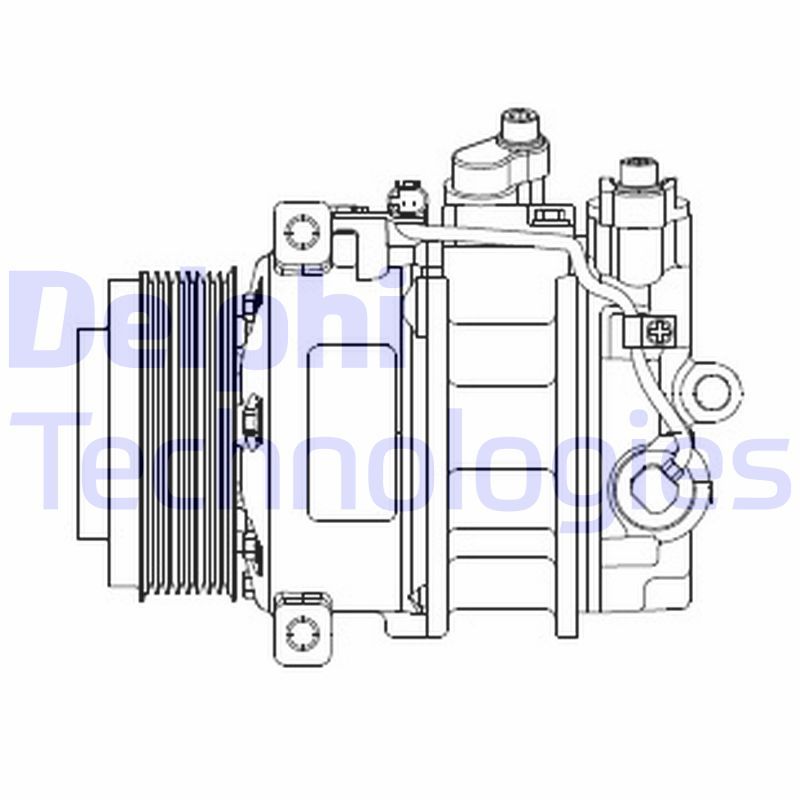 Obrázok Kompresor klimatizácie DELPHI  CS20378