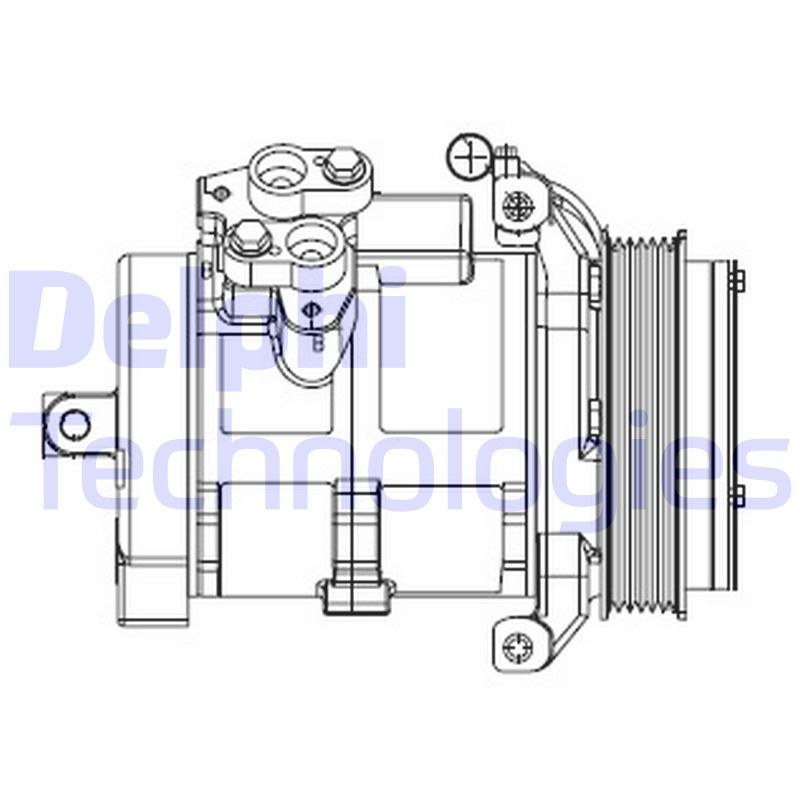 Obrázok Kompresor klimatizácie DELPHI  CS20528