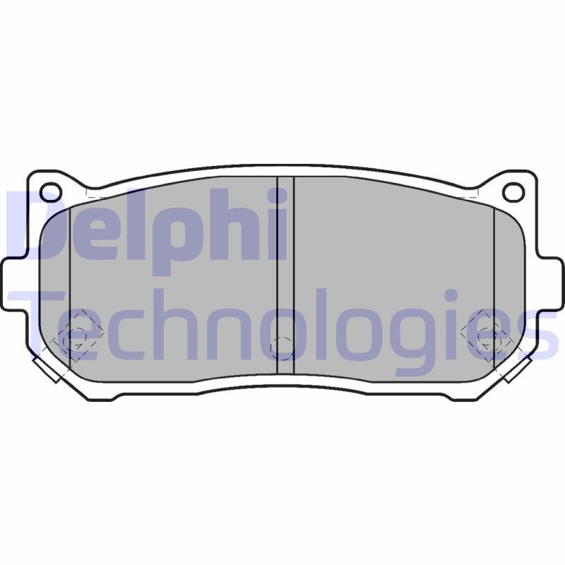 Obrázok Sada brzdových platničiek kotúčovej brzdy DELPHI  LP1528
