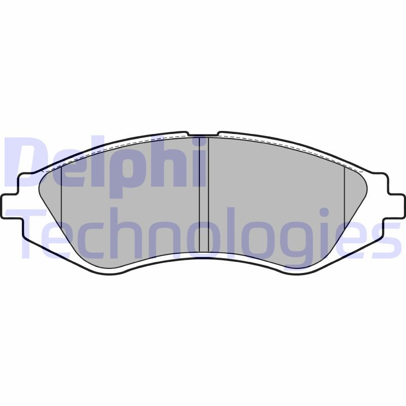 Obrázok Sada brzdových platničiek kotúčovej brzdy DELPHI  LP1779