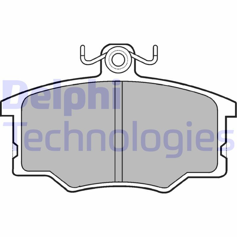 Obrázok Sada brzdových platničiek kotúčovej brzdy DELPHI  LP179