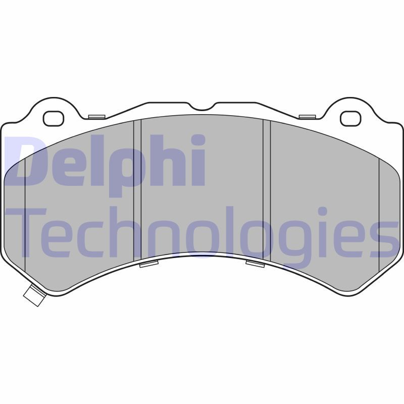 Obrázok Sada brzdových platničiek kotúčovej brzdy DELPHI  LP3154