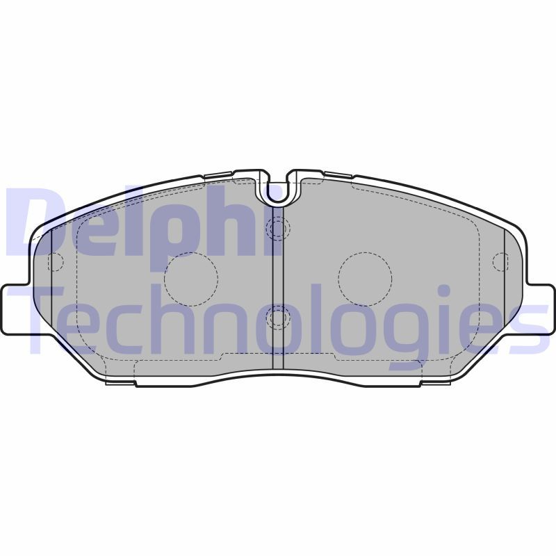 Obrázok Sada brzdových platničiek kotúčovej brzdy DELPHI  LP3294