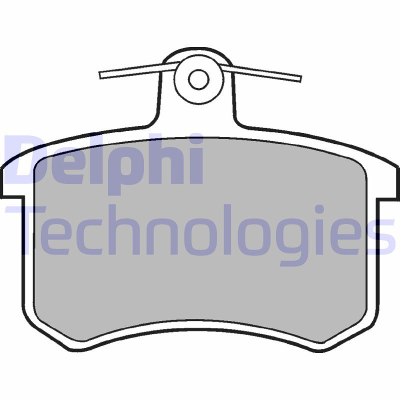 Obrázok Sada brzdových platničiek kotúčovej brzdy DELPHI  LP451