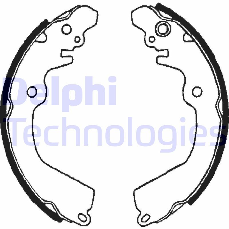 Obrázok Sada brzdových čeľustí DELPHI  LS1643