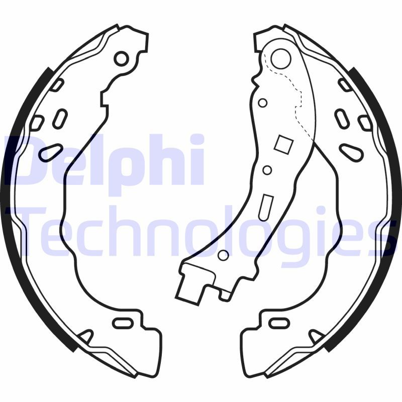 Obrázok Sada brzdových čeľustí DELPHI  LS2065