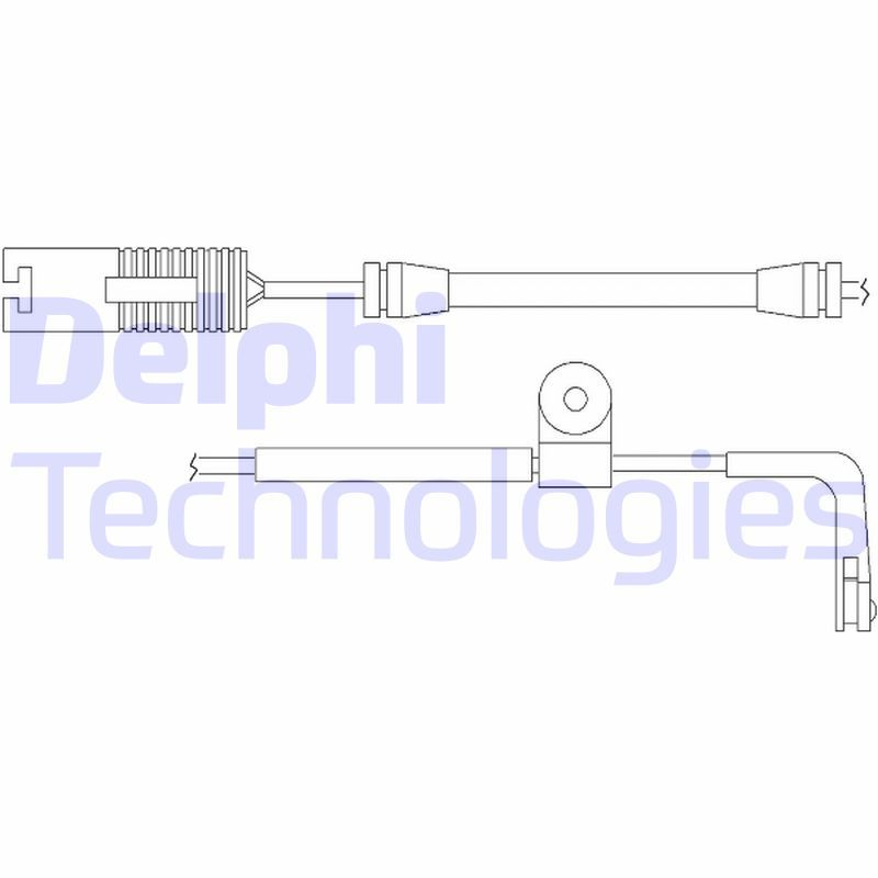 Obrázok Výstrażný kontakt opotrebenia brzdového oblożenia DELPHI  LZ0136
