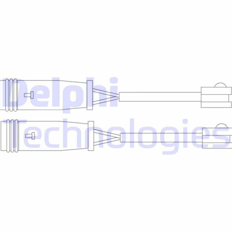 Obrázok Výstrażný kontakt opotrebenia brzdového oblożenia DELPHI  LZ0199