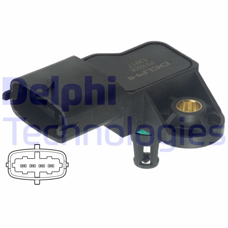 Obrázok Senzor tlaku nastavenia výżky DELPHI  PS10206