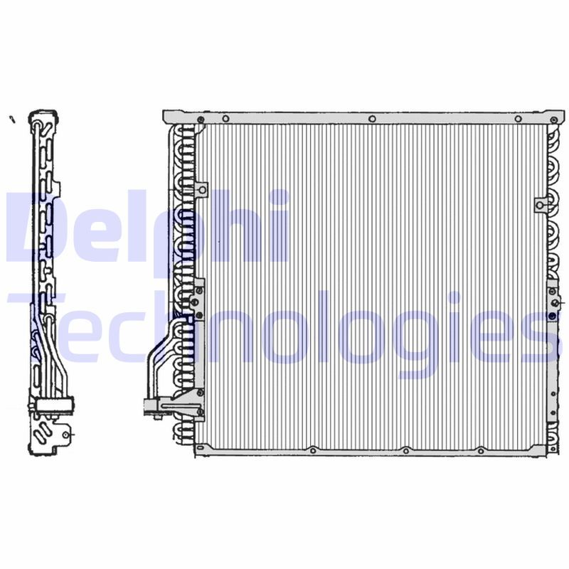 Obrázok Kondenzátor klimatizácie DELPHI  TSP0225014