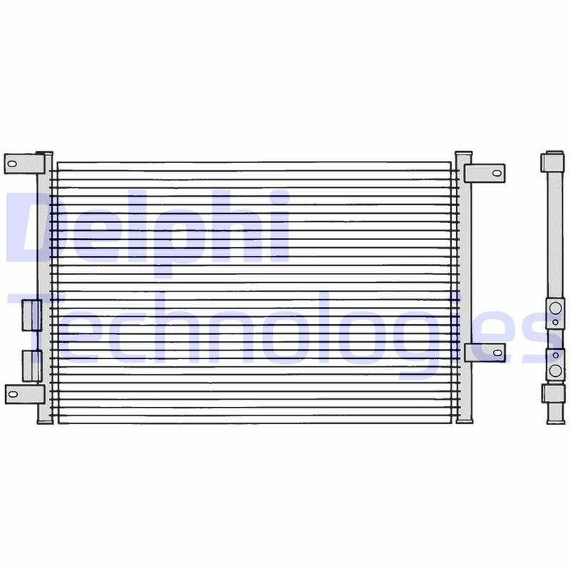 Obrázok Kondenzátor klimatizácie DELPHI  TSP0225108