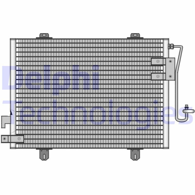 Obrázok Kondenzátor klimatizácie DELPHI  TSP0225131