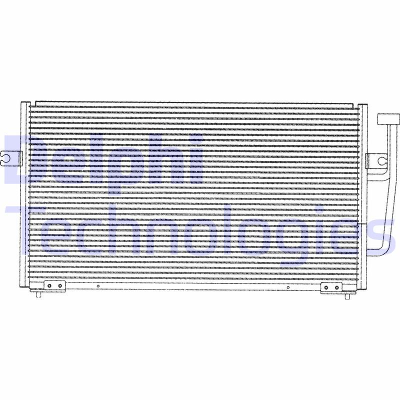 Obrázok Kondenzátor klimatizácie DELPHI  TSP0225143