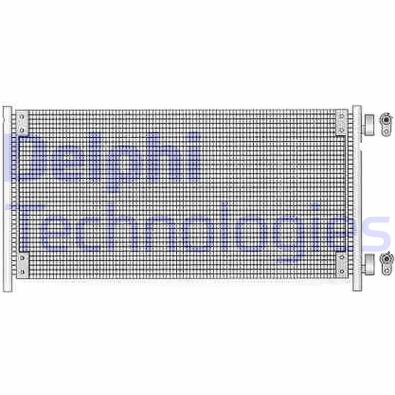 Obrázok Kondenzátor klimatizácie DELPHI  TSP0225268