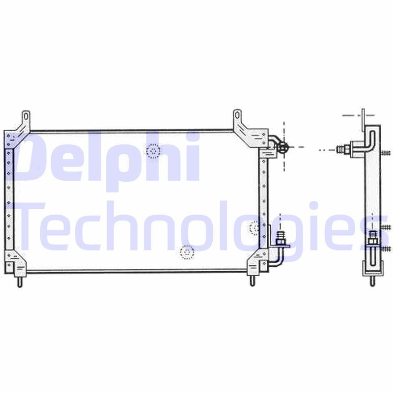 Obrázok Kondenzátor klimatizácie DELPHI  TSP0225413