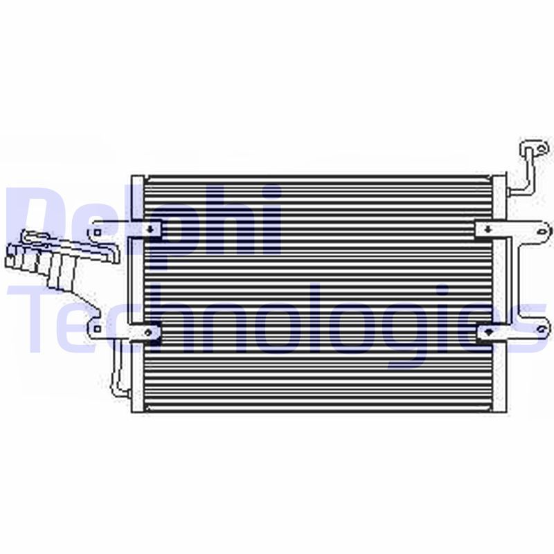 Obrázok Kondenzátor klimatizácie DELPHI  TSP0225446