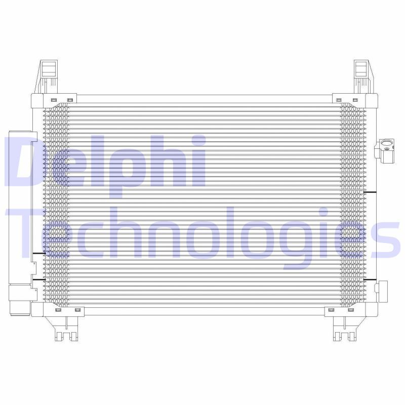 Obrázok Kondenzátor klimatizácie DELPHI  TSP0225626