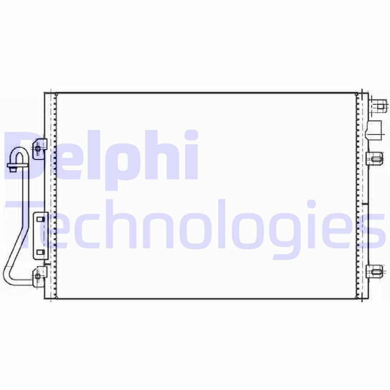 Obrázok Kondenzátor klimatizácie DELPHI  TSP0225635