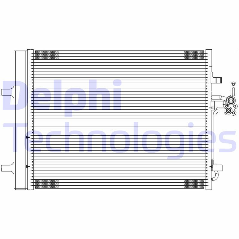 Obrázok Kondenzátor klimatizácie DELPHI  TSP0225689