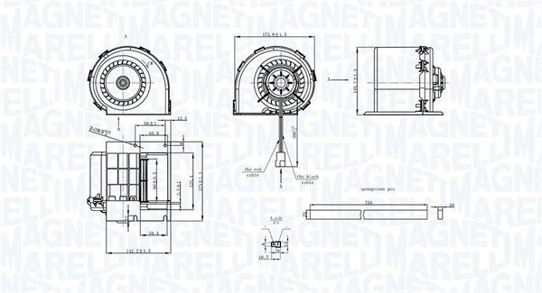 Obrázok Vnútorný ventilátor MAGNETI MARELLI  069412325010