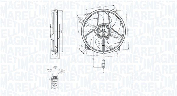 Obrázok Ventilátor chladenia motora MAGNETI MARELLI  069422839010