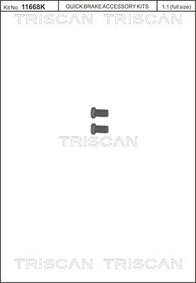 Obrázok Skrutka brzdového kotúča TRISCAN  8105116009