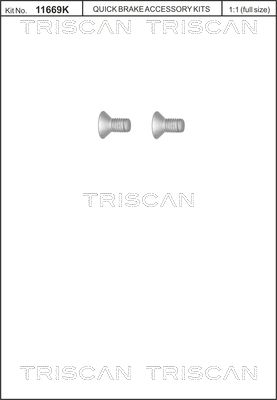 Obrázok Skrutka brzdového kotúča TRISCAN  8105116010