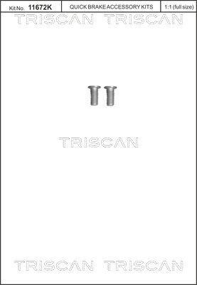 Obrázok Skrutka brzdového kotúča TRISCAN  8105116013