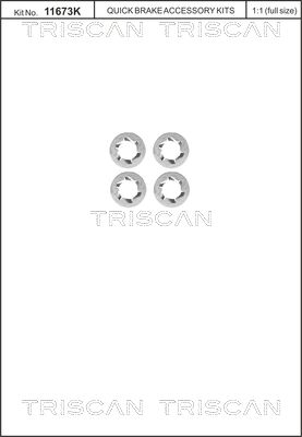 Obrázok Skrutka brzdového kotúča TRISCAN  8105116014
