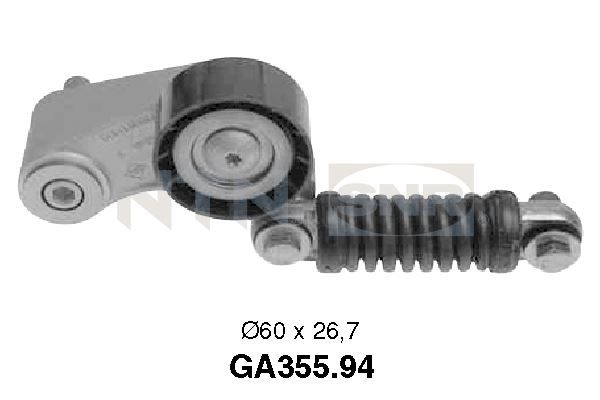 Obrázok Napínacia kladka rebrovaného klinového remeňa SNR  GA35594