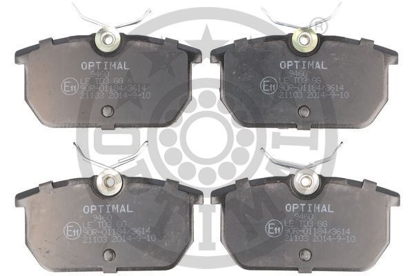 Obrázok Sada brzdových platničiek kotúčovej brzdy OPTIMAL  BP09460