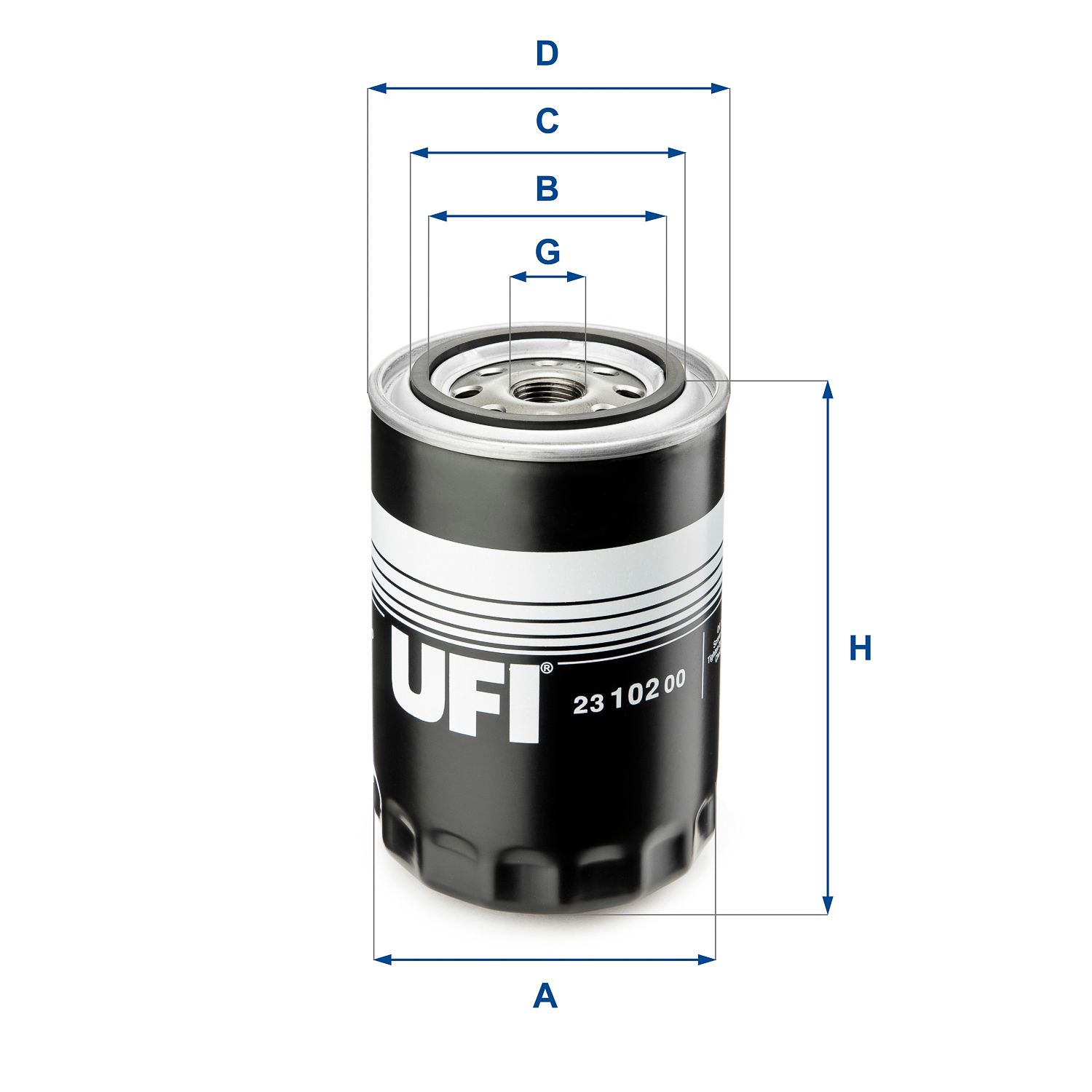 Obrázok Olejový filter UFI  2310200