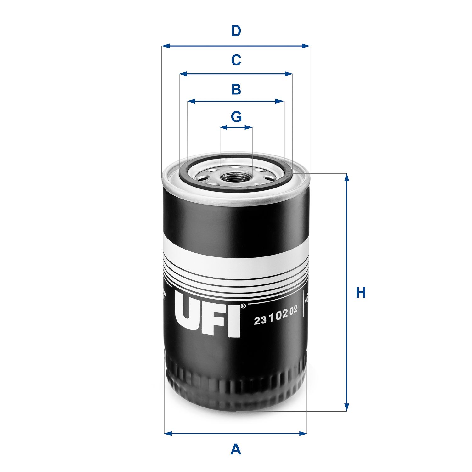 Obrázok Olejový filter UFI  2310202