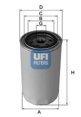 Obrázok Olejový filter UFI  2348300
