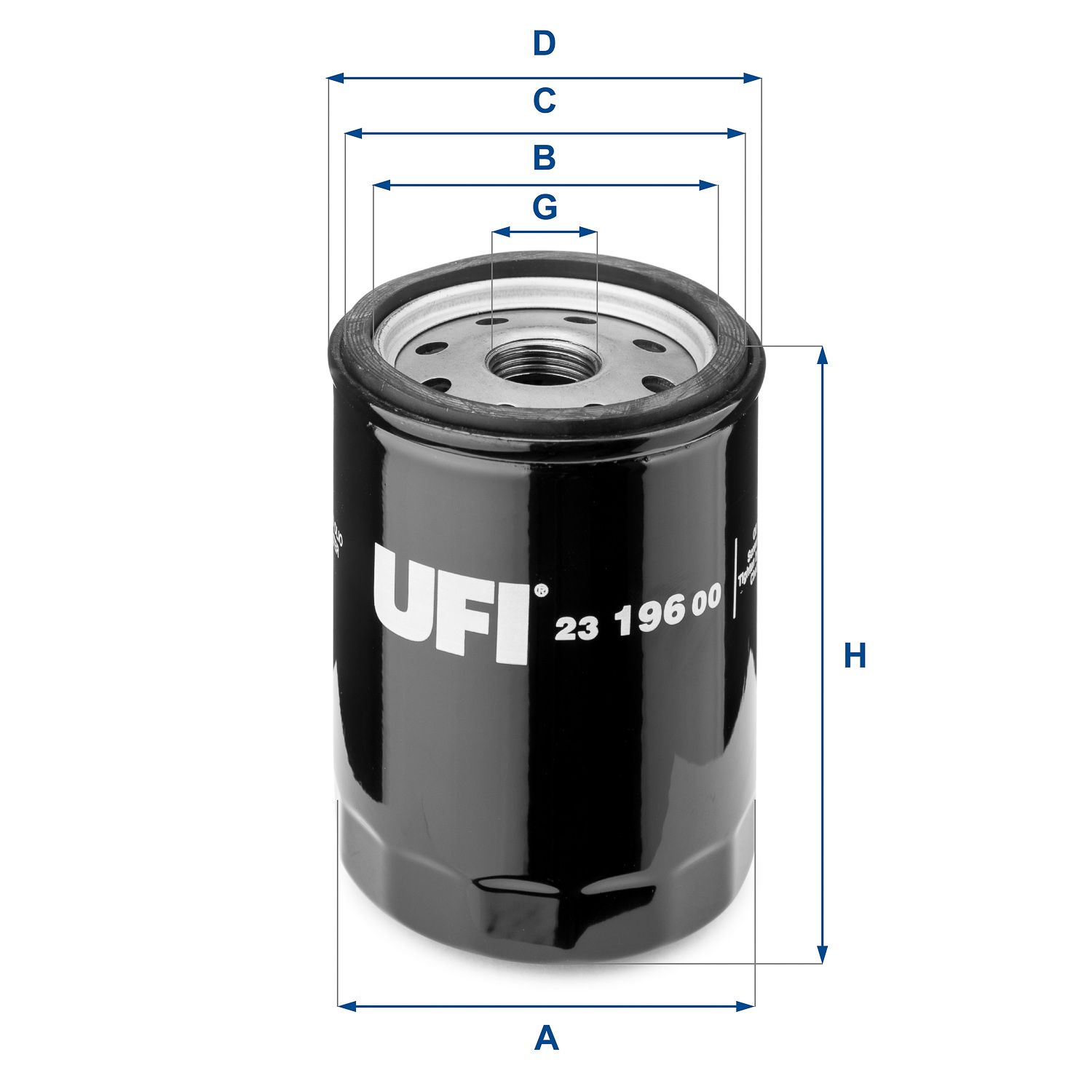 Obrázok Olejový filter UFI  2319600