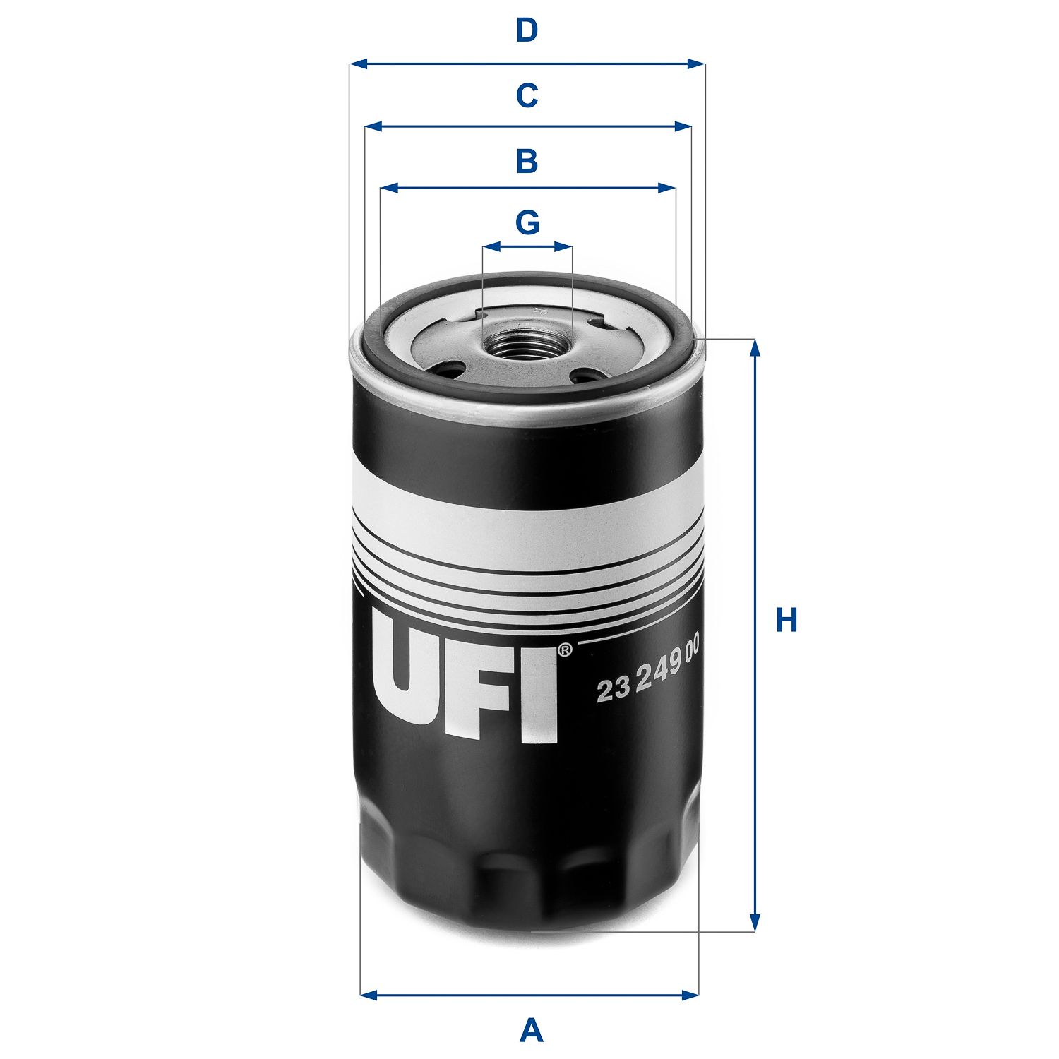 Obrázok Olejový filter UFI  2324900