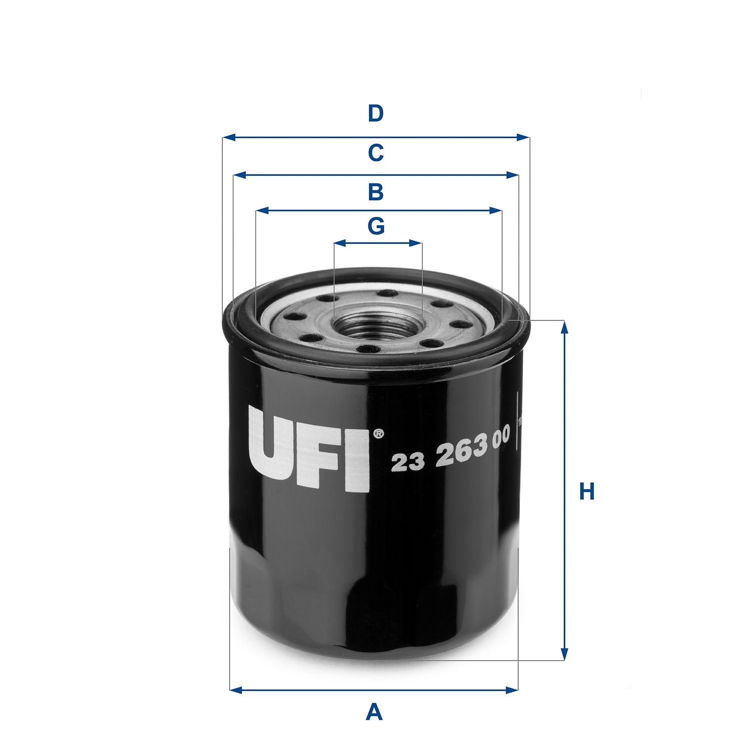 Obrázok Olejový filter UFI  2326300