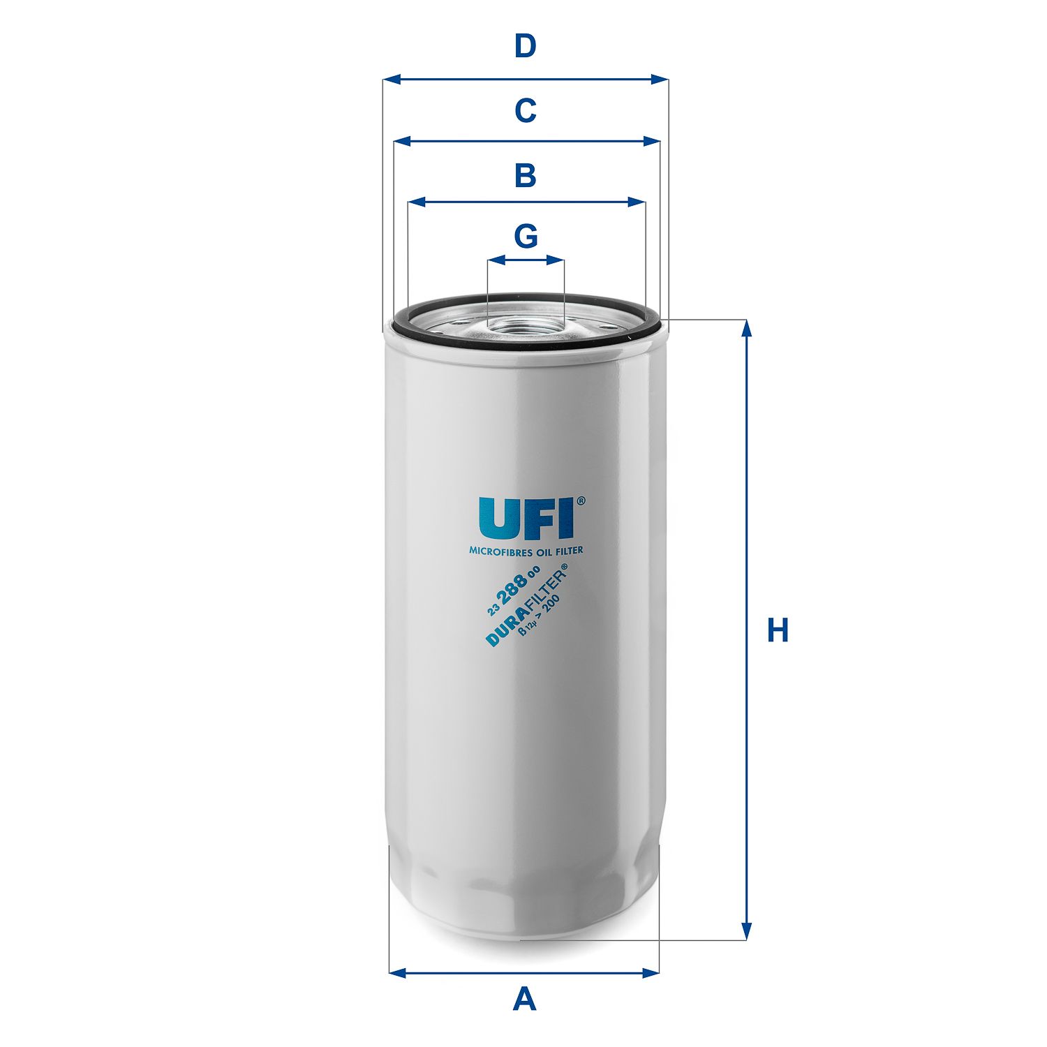 Obrázok Olejový filter UFI  2328800