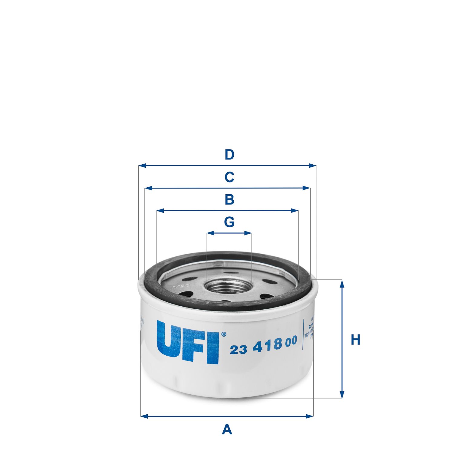 Obrázok Olejový filter UFI  2341800