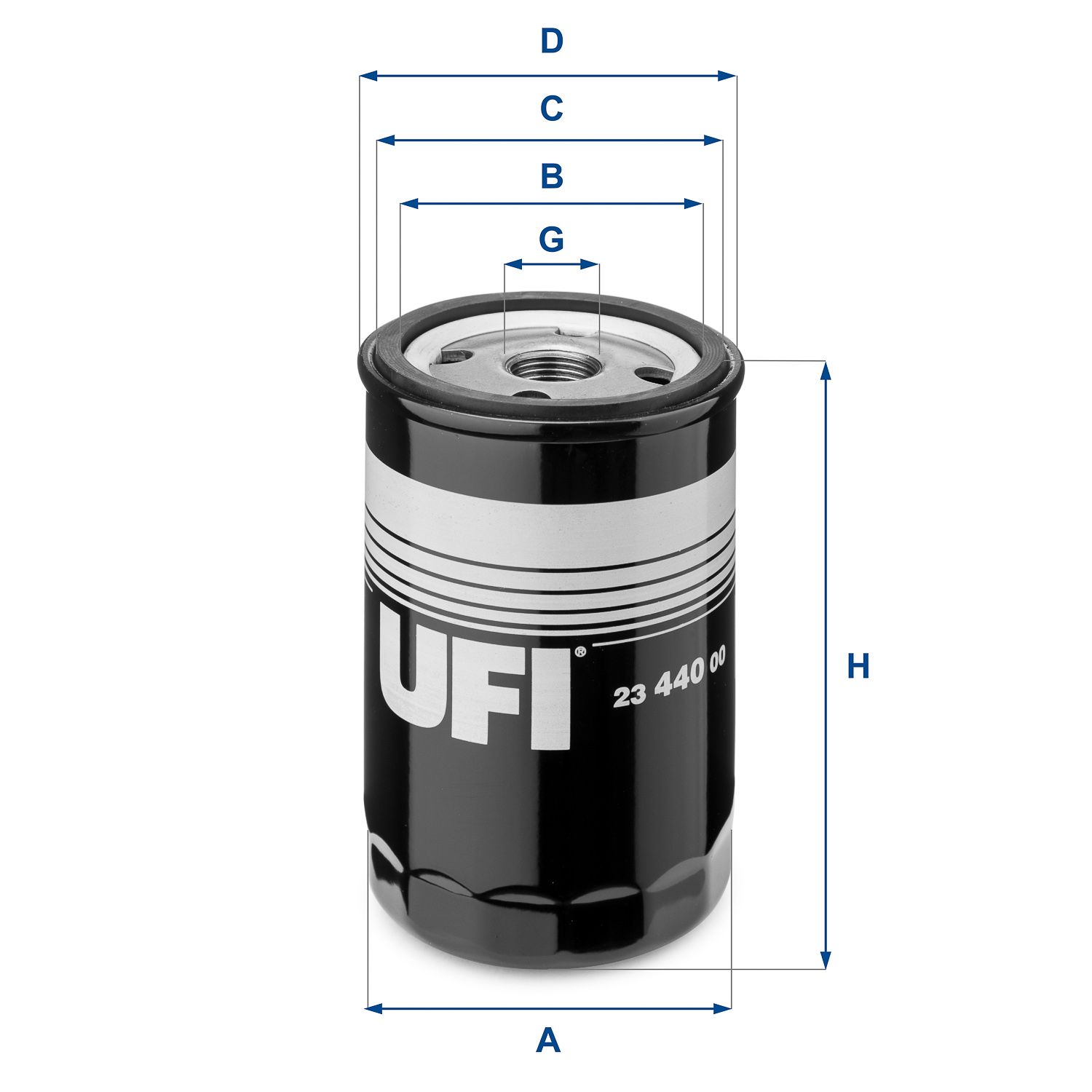Obrázok Olejový filter UFI  2344000