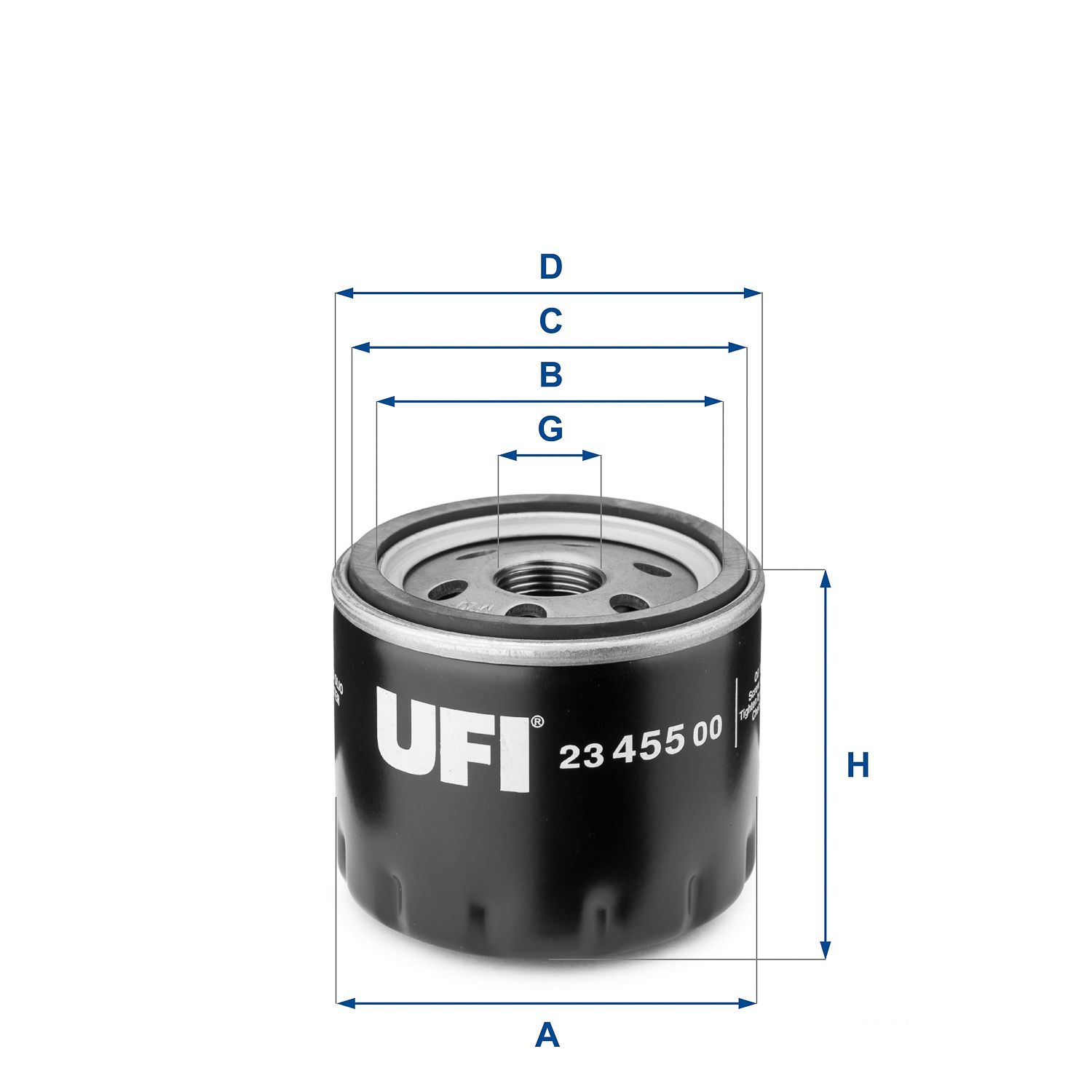 Obrázok Olejový filter UFI  2345500