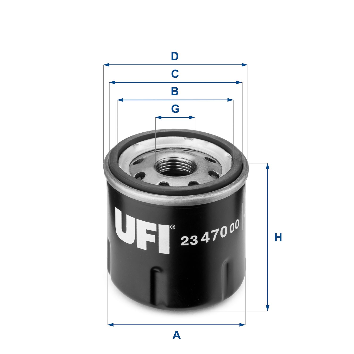 Obrázok Olejový filter UFI  2347000