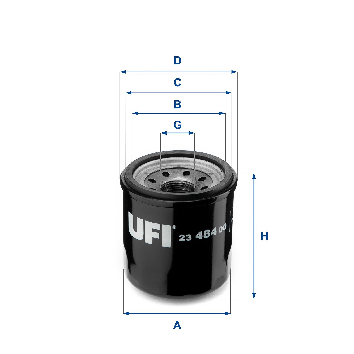 Obrázok Olejový filter UFI  2348400