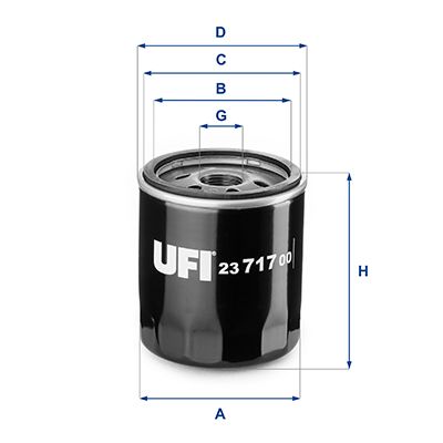Obrázok Olejový filter UFI  2371700