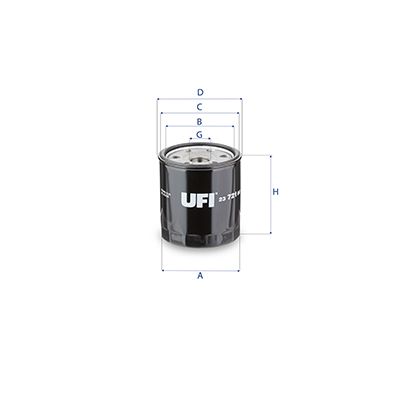 Obrázok Olejový filter UFI  2372100